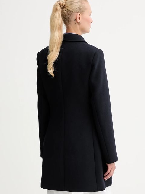 Morgan płaszcz z dodatkiem wełny kolor granatowy GCHA