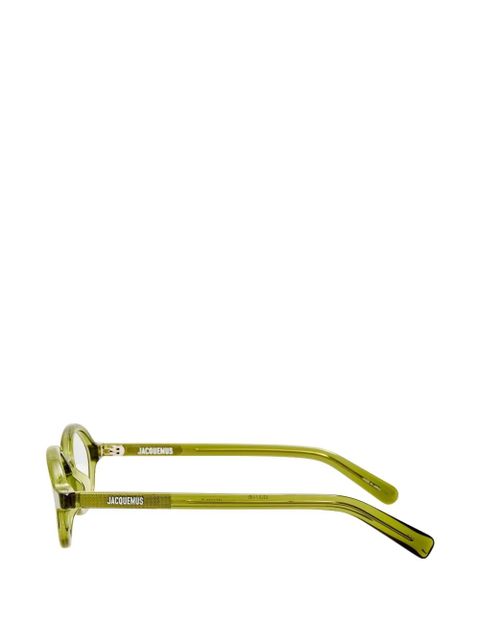 Jacquemus oval-frame glasses - Green