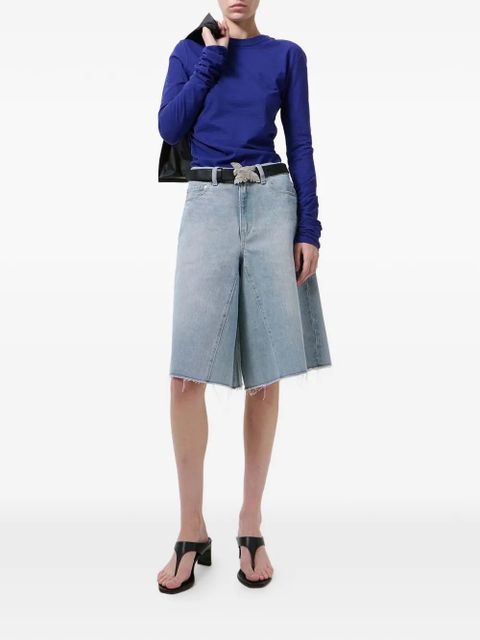 OUR LEGACY frayed shorts - Blue - zdjęcie produktu nr 2