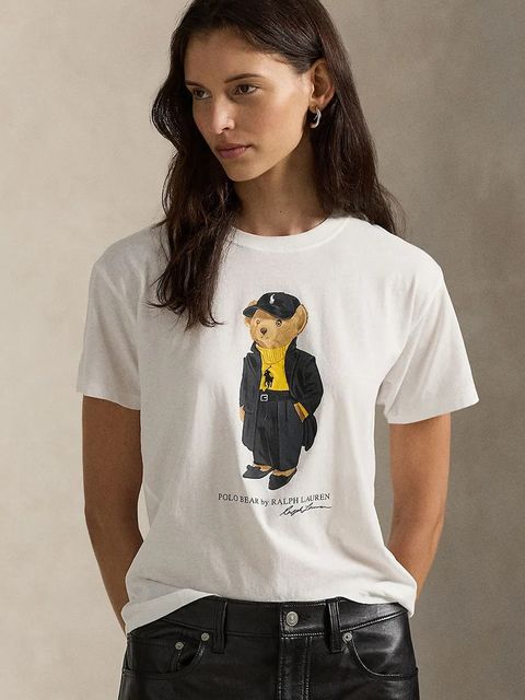 Polo Ralph Lauren t-shirt bawełniany damski kolor biały 211A87615 - zdjęcie produktu nr 1