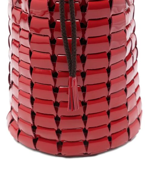 DRAGON DIFFUSION leather bucket bag - Red