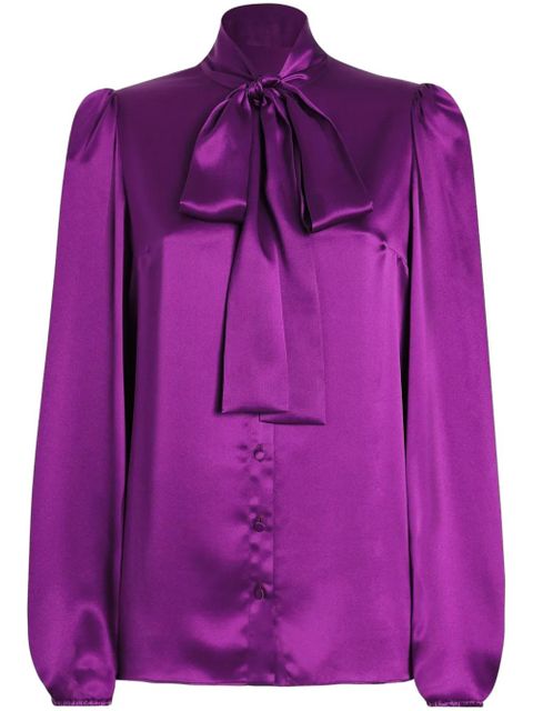 Dolce & Gabbana silk shirt - Purple - zdjęcie produktu nr 1
