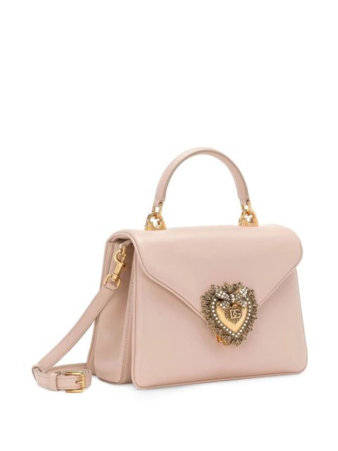Dolce & Gabbana Devotion leather tote bag - Pink