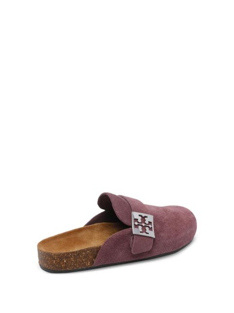 Tory Burch Mellow golden-buckle mules - Purple