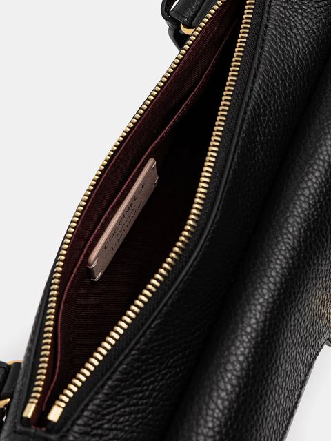 Coccinelle torebka skórzana BEAT kolor czarny E1.TDK.15.01.01