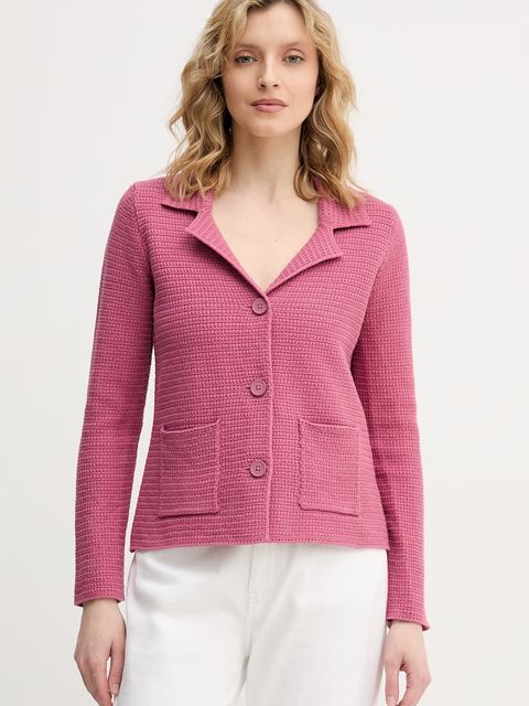 United Colors of Benetton marynarka jednorzędowa damska bawełniana - zdjęcie produktu nr 2