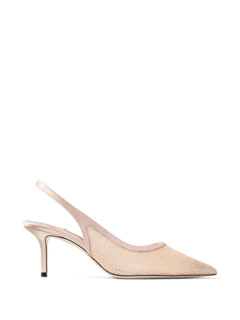 Jimmy Choo Love point toe slingback pumps - Pink - zdjęcie produktu nr 1