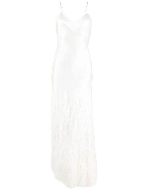 Cult Gaia Hansal silk gown - White - zdjęcie produktu nr 1