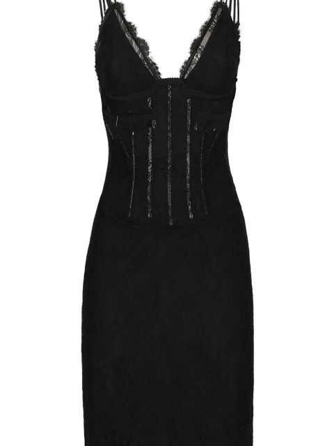 Dolce & Gabbana lace slip dress - Black - zdjęcie produktu nr 2