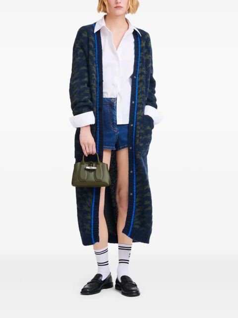 Longchamp top-handle leather shoulder bag - Green - zdjęcie produktu nr 2