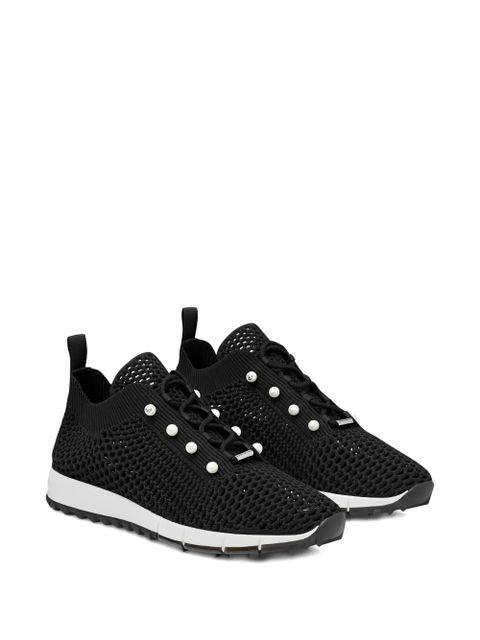 Jimmy Choo crochet knit sneakers - Black - zdjęcie produktu nr 2