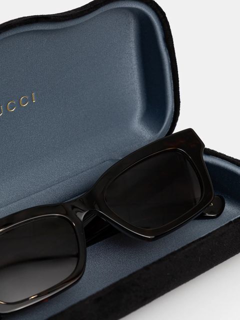 Gucci okulary przeciwsłoneczne damskie kolor brązowy GG1790S