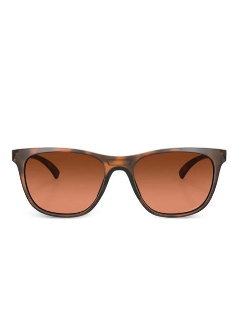 Oakley Leadline matte tortoise rectangle sunglasses - Brown - zdjęcie produktu nr 1