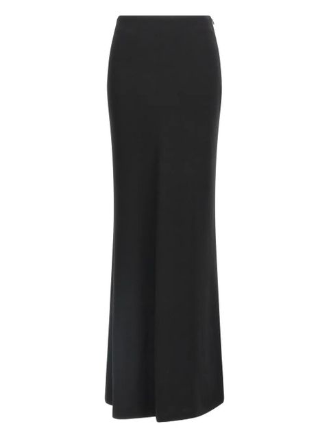 Alessandra Rich crepe maxi skirt - Black - zdjęcie produktu nr 2