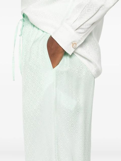 Casablanca gradient-effect trousers - Green