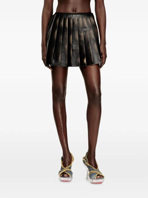 Diesel pleated mini skirt - Brown - zdjęcie produktu nr 2
