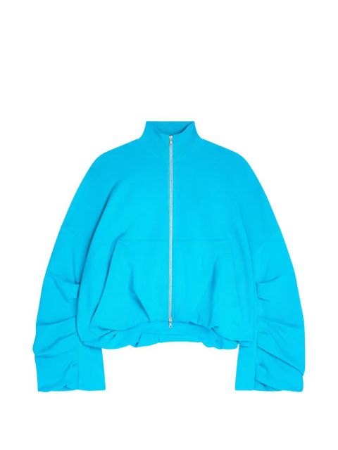 DRIES VAN NOTEN draped jersey jacket - Blue - zdjęcie produktu nr 1