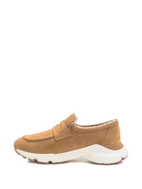 Tod's shearling-lined loafers - Brown - zdjęcie produktu nr 2