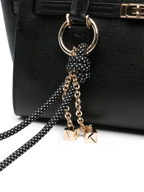 Michael Kors double-handle leather shoulder bag - Black