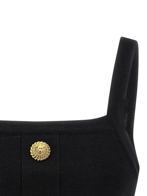Balmain button-detail top - Black - zdjęcie produktu nr 2