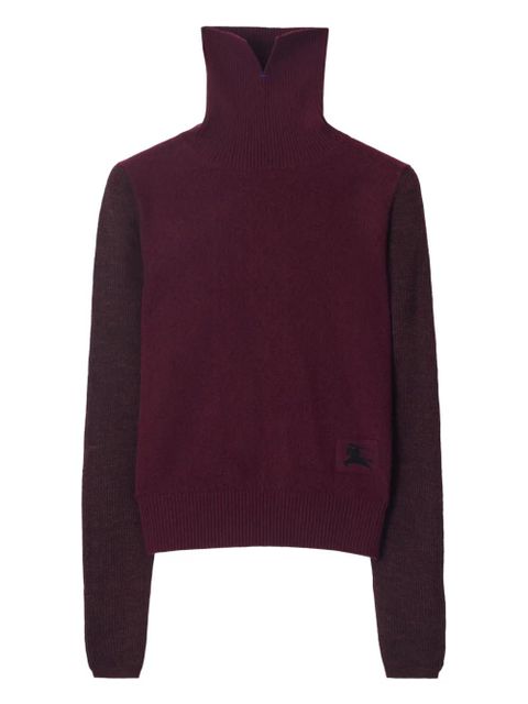Burberry EKD-patch roll-neck sweater - Red - zdjęcie produktu nr 1