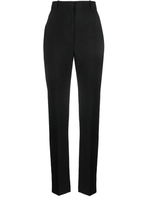 Alexander McQueen high-waisted tailored wool trousers - Black - zdjęcie produktu nr 1