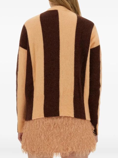 Alysi striped sweater - Brown