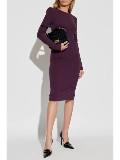 Victoria Beckham long-sleeve T-shirt dress - Purple - zdjęcie produktu nr 2