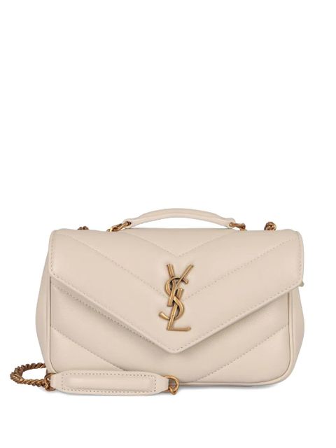 Saint Laurent mini LouLou quilted shoulder bag - Neutrals - zdjęcie produktu nr 1