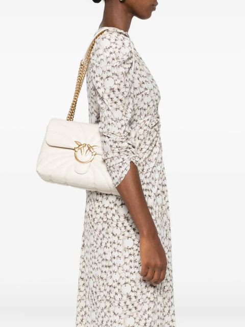 PINKO quilted bird-embellished shoulder bag - Neutrals - zdjęcie produktu nr 2