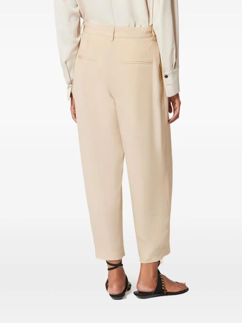 ISABEL MARANT Janice pleated trousers - Neutrals