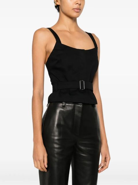 OUR LEGACY belted top - Black