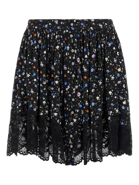 Rabanne lace-embellished skirt - Black - zdjęcie produktu nr 1