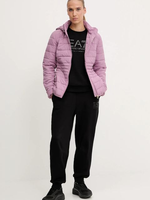 EA7 Emporio Armani kurtka kolor różowy przejściowa TNF8Z.8NTB23