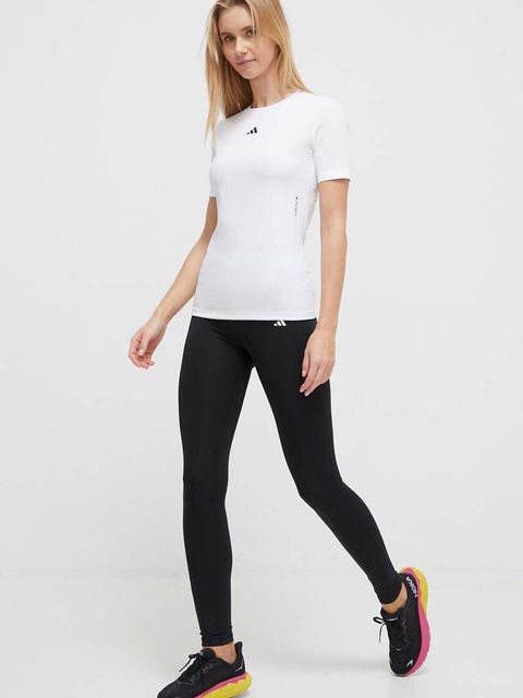 adidas Performance legginsy treningowe Optime kolor czarny gładkie IQ2688 - zdjęcie produktu nr 2