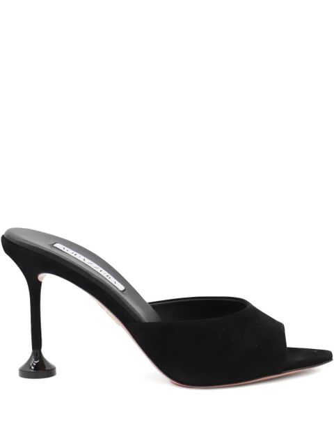 Aquazzura 85mm peep-toe heeled sandals - Black - zdjęcie produktu nr 1