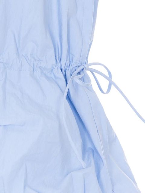 Eleh draped crew-neck top - Blue