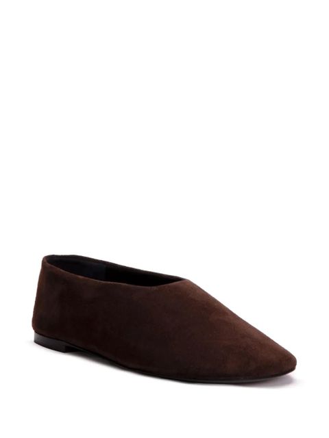 Proenza Schouler Glove suede slippers - Brown - zdjęcie produktu nr 2