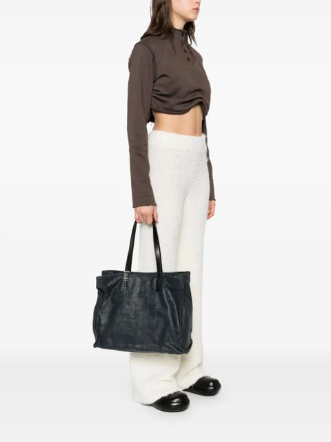 DRAGON DIFFUSION Check tote bag - Blue