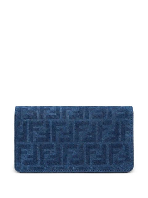 FENDI Baguette wallet-on-chain - Blue