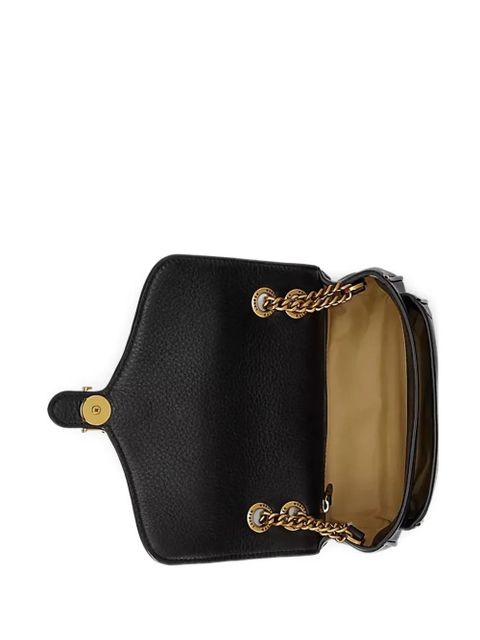 Lauren Ralph Lauren flap-detail chain shoulder bag - Black