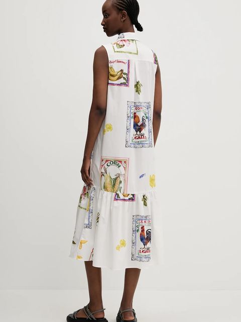 Desigual sukienka bawełniana BARCELONA