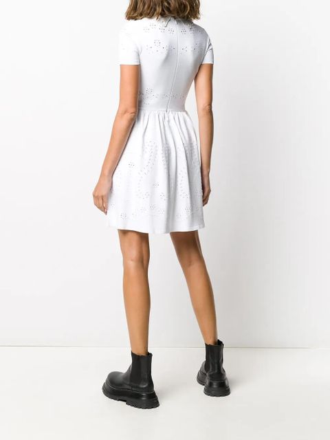 Valentino Garavani peter pan collar dress - White