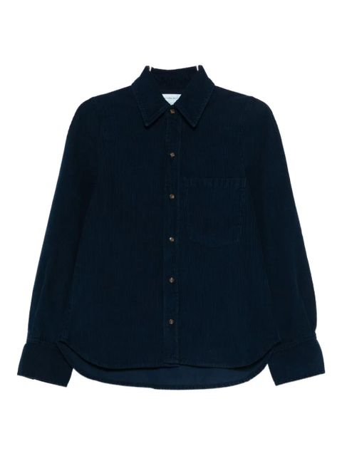 Victoria Beckham Pocket buttoned top - Blue