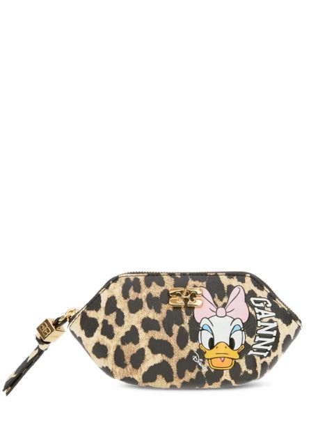 GANNI x Disney leopard-print wallet - Brown - zdjęcie produktu nr 1