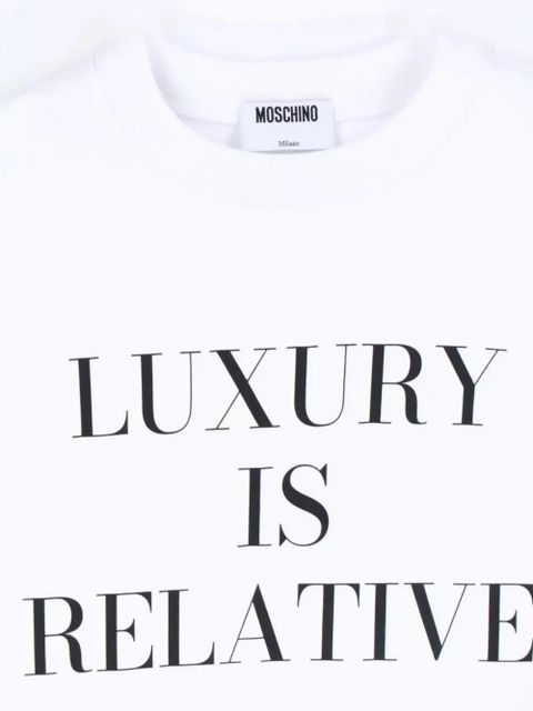 Moschino short-sleeved T-shirt - White