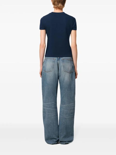 AMI Paris Ami de Coeur T-shirt - Blue - zdjęcie produktu nr 2