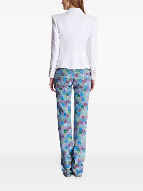 Balmain double-breasted blazer - White