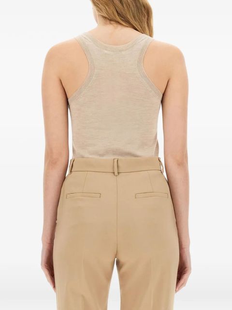 Max Mara racerback tank top - Neutrals