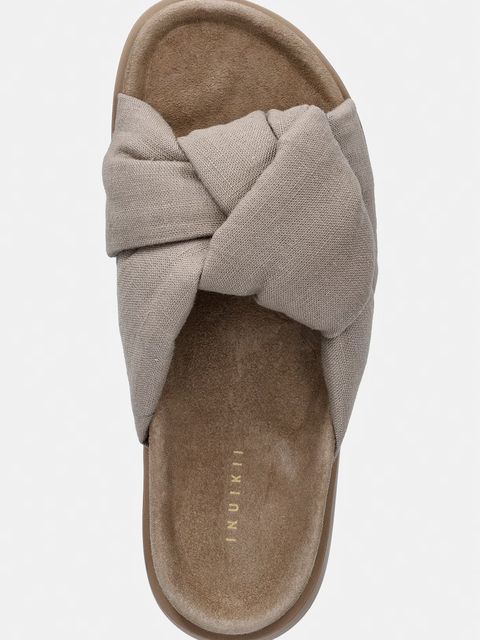 Inuikii klapki Oversized Linen Knot